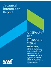 ANSI AAMI IEC TIR80001-2-7-2014