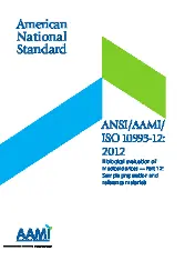 ANSI AAMI ISO 10993-12-2012