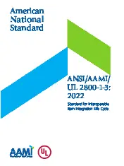 ANSI AAMI UL 2800-1-3-2022