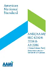 ANSI AAMI IEC 62304-2006 & A1-2016