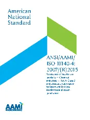 ANSI AAMI ISO 11140-4-2007 (2015)