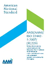 ANSI AAMI ISO 22442-3-2007 (2016)