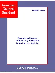 ANSI/AAMI ST46:2002, Steam sterilization and sterility assurance in health care facilities