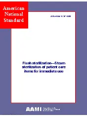 ANSI/AAMI ST37:1996 Flash sterilization-Steam sterilization of patient care items for immediate use, 3ed.