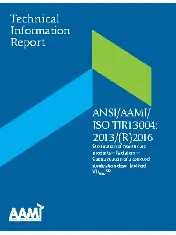 ANSI AAMI ISO TIR13004-2013 (2016)