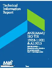ANSI AAMI ISO TIR19218-1-2011 + A1-2013