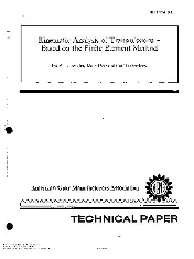 AGMA 90FTMS1 1990