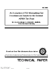 AGMA 06FTM08 2006