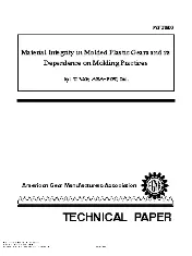 AGMA 07FTM03 2007