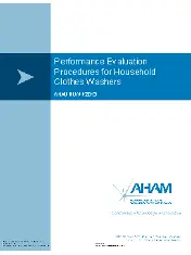 AHAM HLW-1 2013