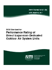 AHRI Standard 921-2020 (SI) - Performance Rating of Direct Expansion-Dedicated Outdoor Air System Units - Addendum 1