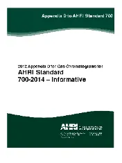 AHRI Standard 700-2014 Appendix D - Gas Chromatograms