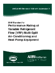 AHRI Standard 1230-2010 - Performance Rating of Variable Refrigerant Flow (VRF) Multi-Split Air-Conditioning and Heat Pump Equipment - Addendum 2