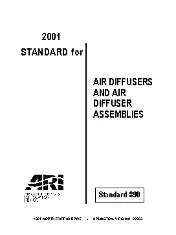 ARI Standard 890-2001 - Air Diffusers And Air Diffuser Assemblies