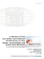 AMCA 2015 - Review of the Fan 2015 International Conference on Fan Noise, Technology and Numerical Methods