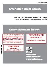 ANSI ANS 8.17-2004 (2014)