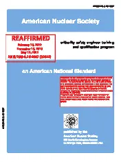 ANSI ANS 8.26-2007 (2022)