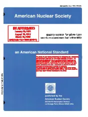 ANSI ANS 15.2-1999 (2021)