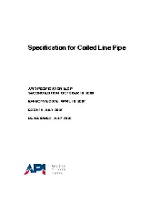API Spec 5LCP-2006 (2020)