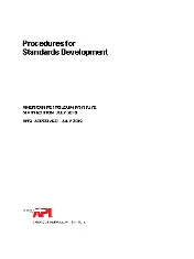 Procedures for Standards Development 2019