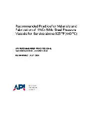 API RP 934-E-2018 (2024)