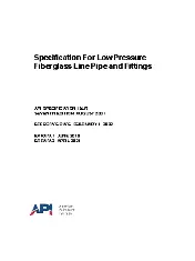 API Spec 15LR-2001 (2021)