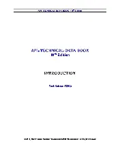 API Technical Data Book 2016