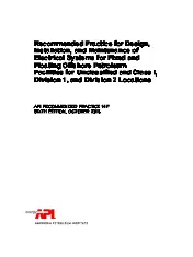 API RP 14F-2018