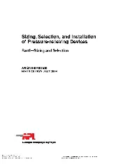 API STANDARD 520 PART 1 2014