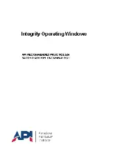 API RP 584-2021
