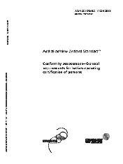 AS NZS ISO IEC 17024-2013