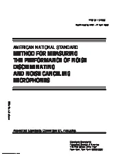 ANSI S1.16-2000 (2005)