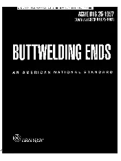 ASME B16.25-2003 Buttwelding Ends