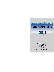 ASNT SNT-TC-1A 2001