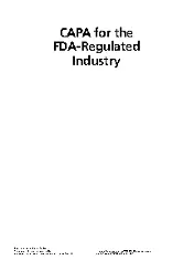 ASQ CAPA FDA 2011