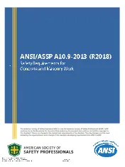 ASSP A10.9 2018