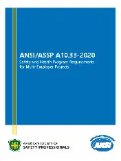 ASSP A10.33 2020