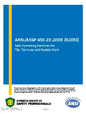 ASSP A10.20 2016