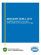 ASSP Z490.2 2019
