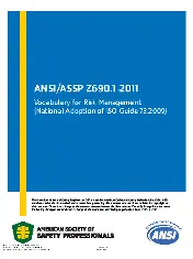 ASSP Z690.1 2011