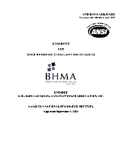 BHMA A156.41 2020