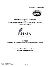 BHMA A156.34 2016