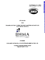 BHMA A156.15 2021