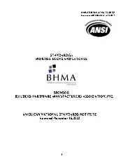 BHMA A156.13 2022