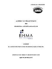 BHMA A156.39 2015