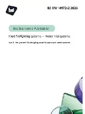 BS EN 14972-2:2026 Fixed firefighting systems — Water mist systems Part 2: Test protocol for shopping areas for automatic nozzle systems