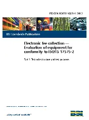 PD CEN ISO/TS 16401-1:2012