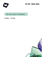 BS EN 13586:2026 Cranes — Access