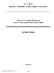ECMA TR 64 1993
