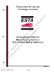 ESTA ETHERNET CABLING SYSTEMS 1996
